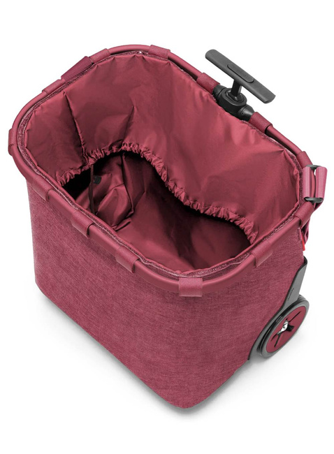 Wózek torba na zakupy Reisenthel Carrycruiser - twist maroon
