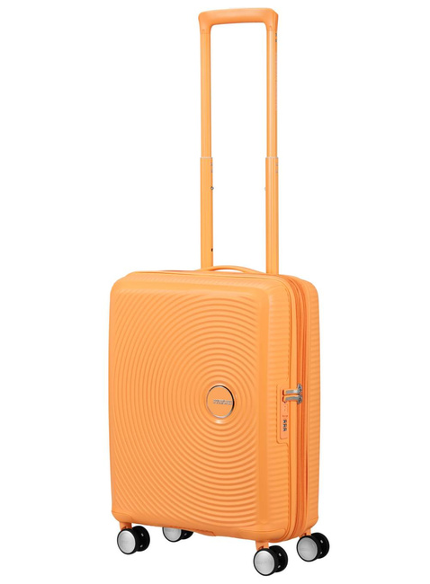 Walizka mała American Tourister Soundbox EXP - papaya pop