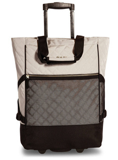 Torba na kółkach na zakupy Punta Wheel Classy - white