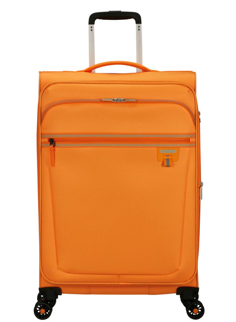 Walizka średnia American Tourister AeroSpin EXP - radiant orange