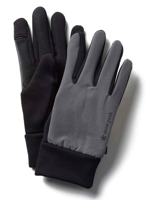 Rękawiczki zimowe Snow Peak Polartec Power Stretch Gloves - grey
