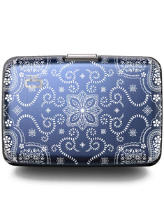 Portfel aluminiowy Ogon Design Stockholm Card Case Premium V3 - bandana blue