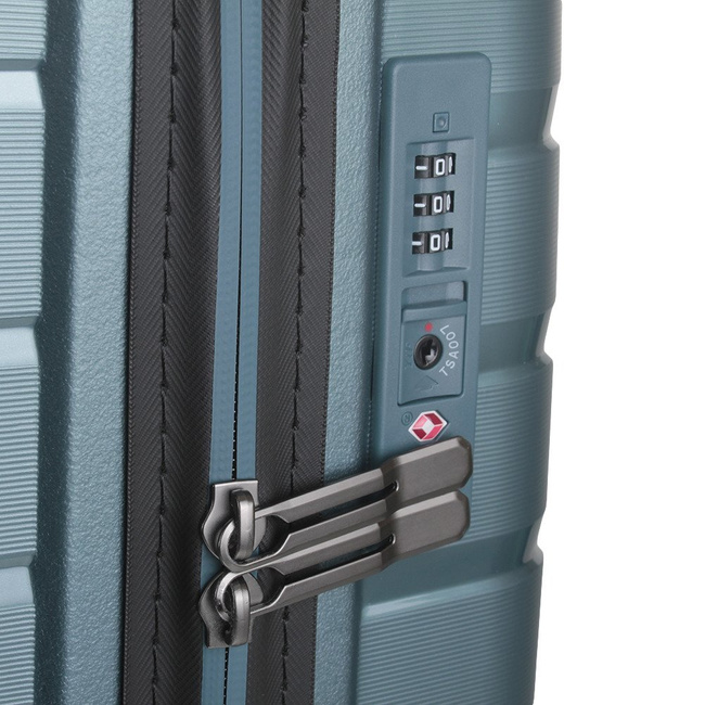 Walizka kabinowa Travelite Air Base - ice blue