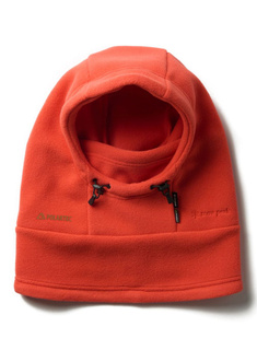 Kominiarka Snow Peak Water-Repellent Fleece Balaclava - orange