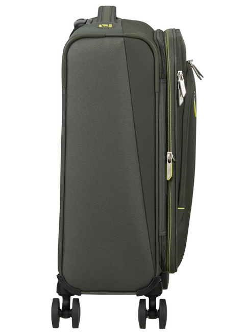 Walizka kabinowa American Tourister Wanderlite Spinner S EXP - dark khaki