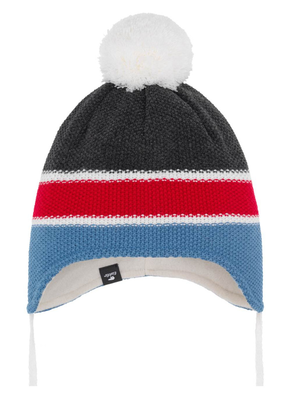 anthracite / red / light blue