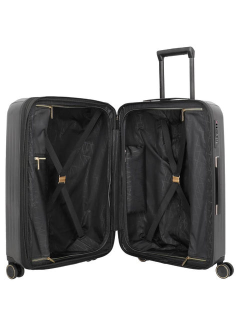 Walizka średnia Travelite Barbara Novelty EXP - black