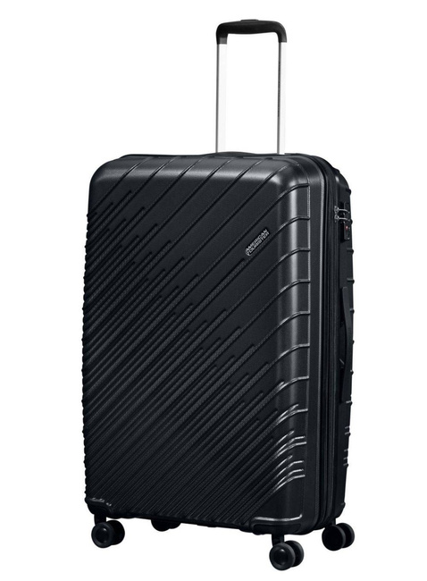 Walizka duża poszerzana American Tourister SPEEDSTAR - black