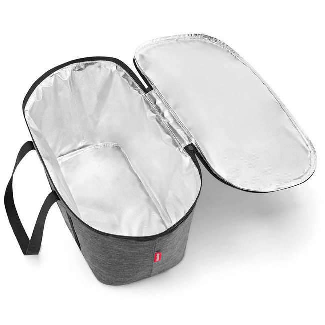 Torba termiczna na zakupy Reisenthel Coolerbag - twist silver