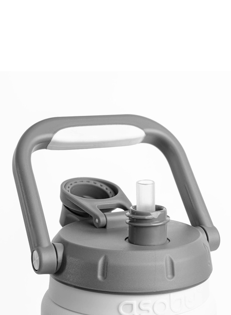Butelka termiczna ze słomką Asobu Canyon Jug 1,43 l - white