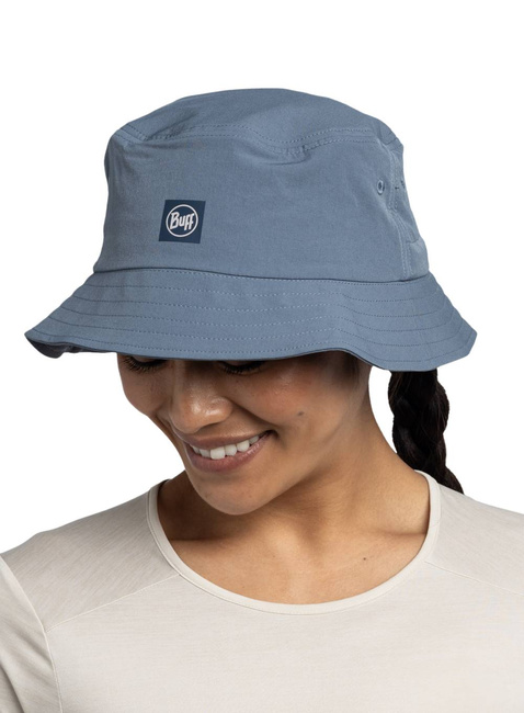 Kapelusz turystyczny Buff Adventure Bucket Hat - solid stone blue