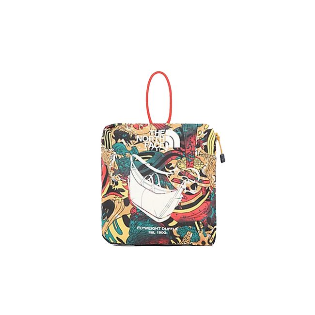 Składana torba podróżna The North Face Flyweight Duffel leopard yellow