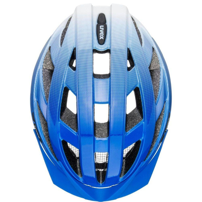 Kask rowerowy młodzieżowy UVEX Air Wing 52-57 cm - cobalt / white