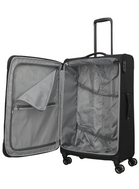 Walizka duża Travelite Umbria EXP - black