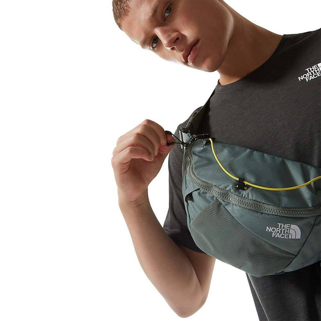 Torba biodrowa The North Face Lumbnical S - agave green / sulphur spring green