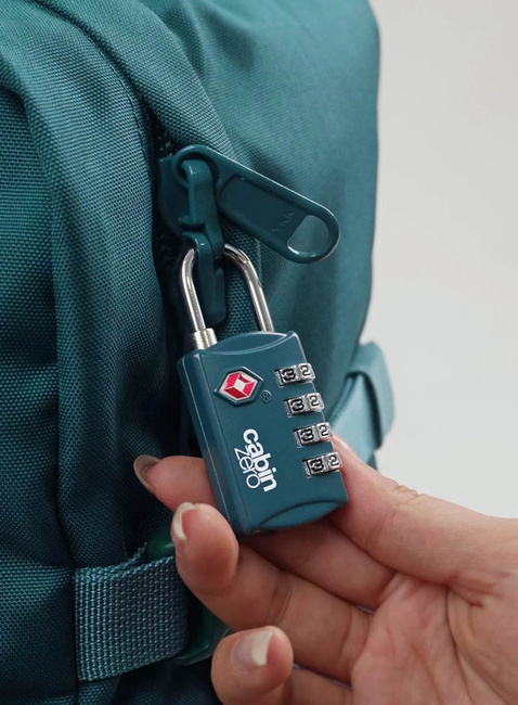 Kłódka szyfrowa do bagażu CabinZero TSA Travel Lock - aruba blue