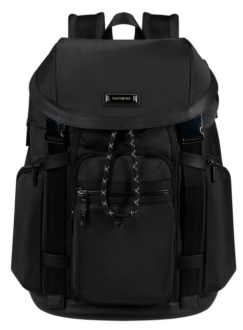 Plecak miejski Samsonite Relyon Backpack 15,6" with flap - black