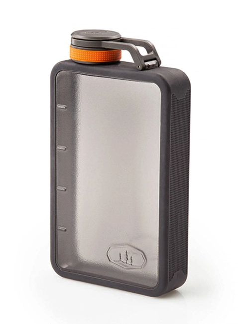 Płaska butelka piersiówka GSI Outdoors Boulder 10 Flask - graphite