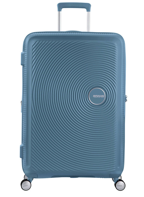 Walizka duża poszerzana American Tourister Soundbox - stone blue