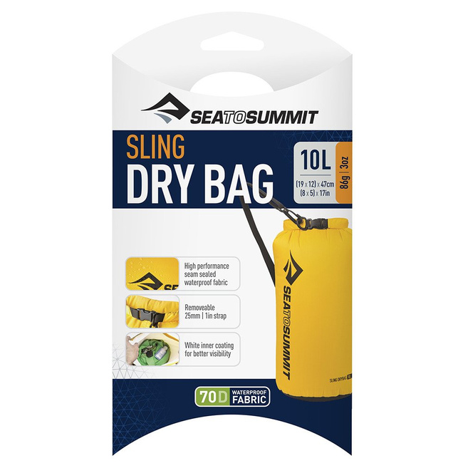 Worek wodoodporny na ramię Sea to Summit Sling Dry Bag 10 l - yellow