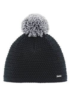 Czapka zimowa Eisbar Jamie Pompon - black