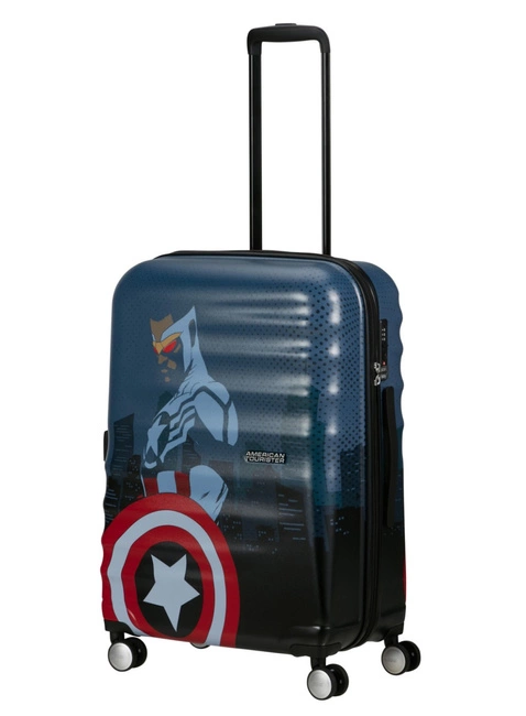 Walizka średnia American Tourister Wavebreaker Marvel - Captain America