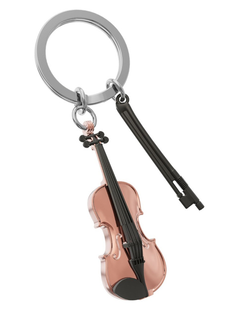 Brelok do kluczy torebki Metalmorphose - skrzypce i smyczek