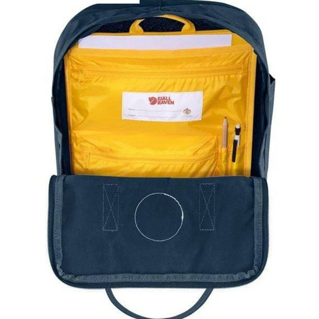 Organizer do plecaka Kanken Fjallraven - warm yellow