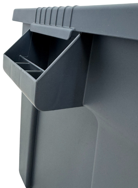 Kontener z pokrywą do przechowywania THOR Tote Box 53 L - grey