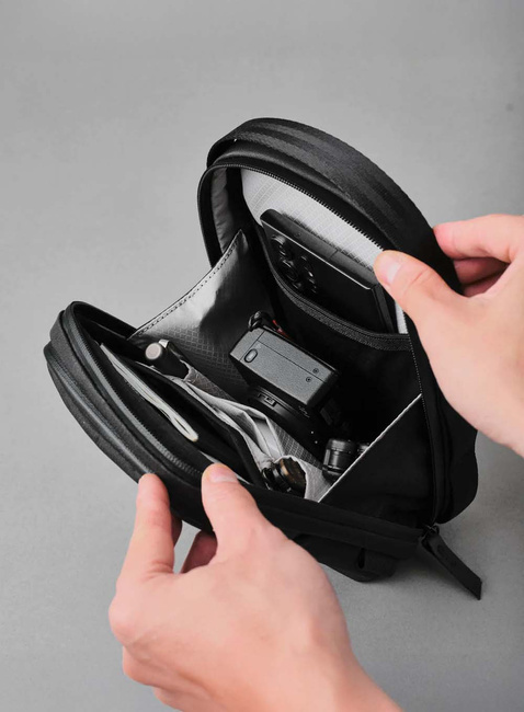Torba crossbody Alpaka Metro Sling V2 Axoflux - black