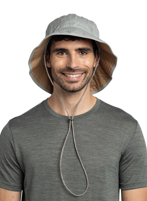 Kapelusz turystyczny Buff Nomad Bucket Hat - yste seagrove green