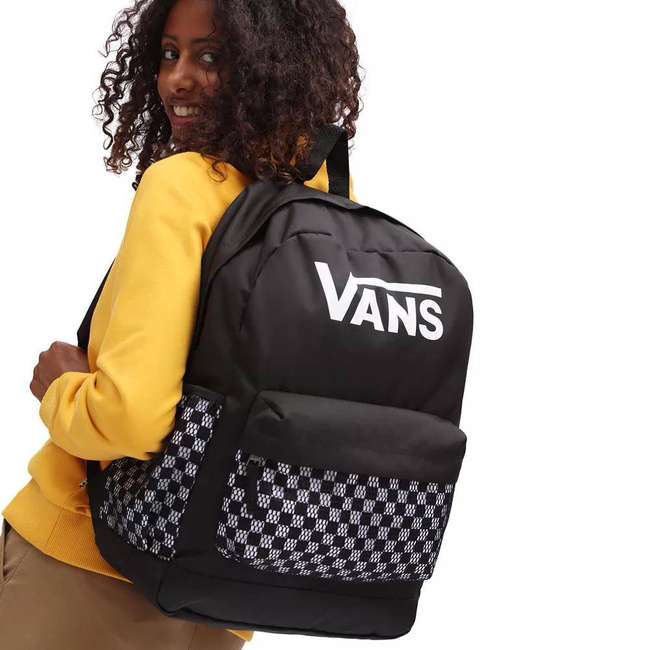 Miejski plecak Vans Sporty Realm Plus - black / checker
