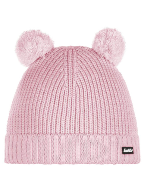 Czapka zimowa dziecięca Eisbar Ponti Pompon Kids - light pink