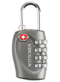 Kłódka do walizki trzycyfrowa Wittchen - szary