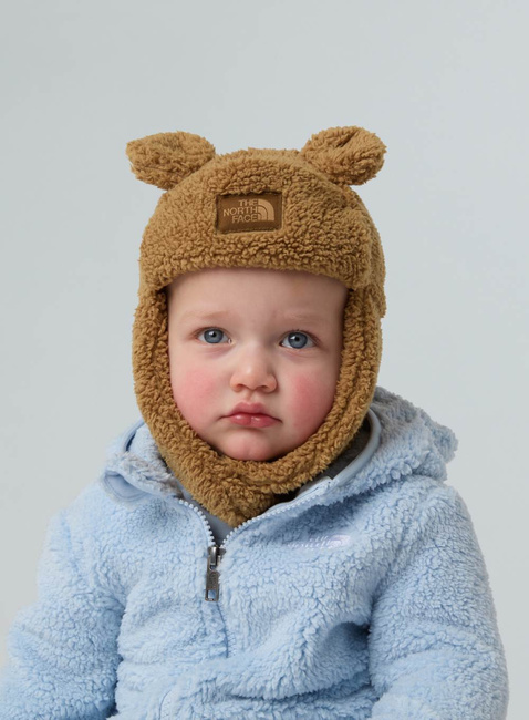 Czapka zimowa niemowlęca The North Face Baby Bear Trapper - teddy brown