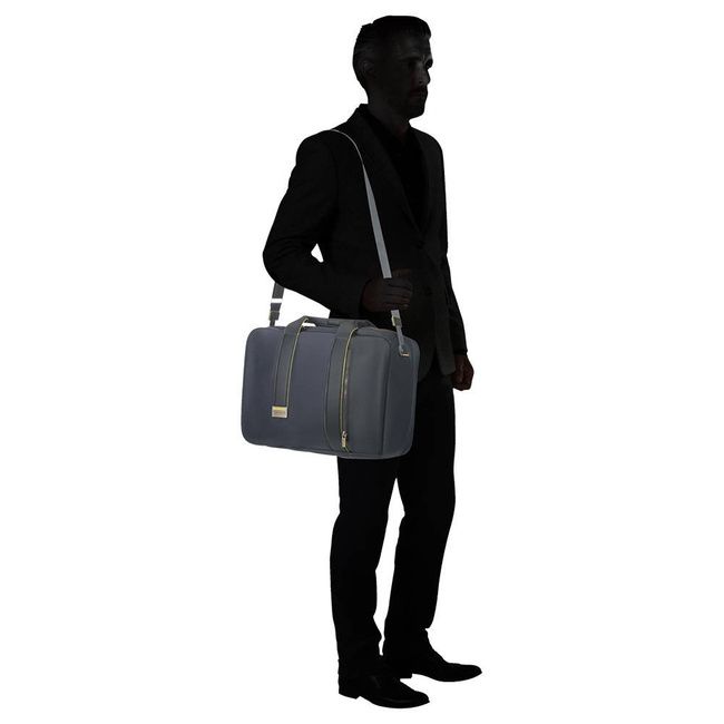 Plecak/torba na laptopa Samsonite Zigo 3-Way Shoulder Bag L - blue night
