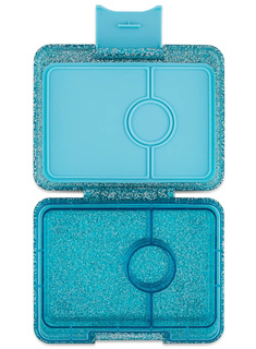 Śniadaniówka / lunchbox dziecięcy Yumbox Snack - twinkle aqua glitter / aqua clear
