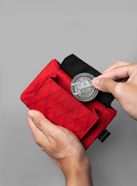 Portfel saszetka Alpaka Zip Pouch Coin - true red