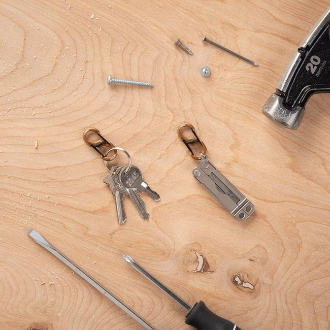 Karabinek S-Biner® MicroLock® Aluminum Nity Ize 2 szt. - blue