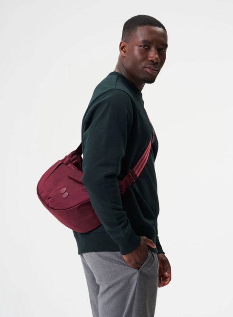Torba na ramię Pinqponq Krumm Medium - glazed red