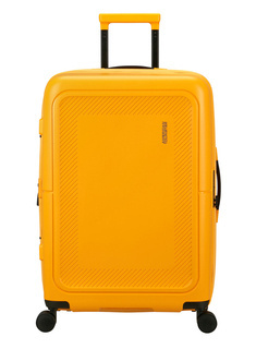 Walizka średnia American Tourister DashPop EXP - golden yellow