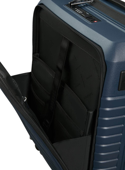 Walizka kabinowa z kieszenią na laptopa Samsonite Intuo EXP Easy Access - blue nights