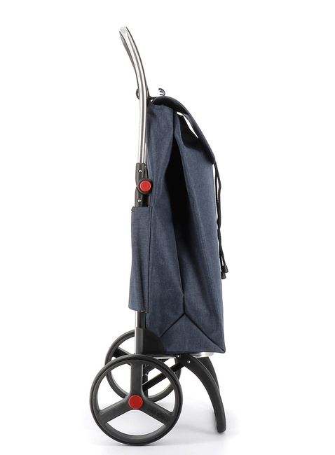 Wózek na zakupy 2 duże koła składany Rolser I-Max TWEED 2LRSG - navy blue