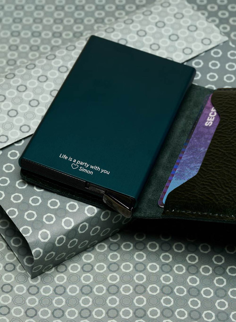 Portfel RFID Secrid Premium Miniwallet + Naplak - bottle green