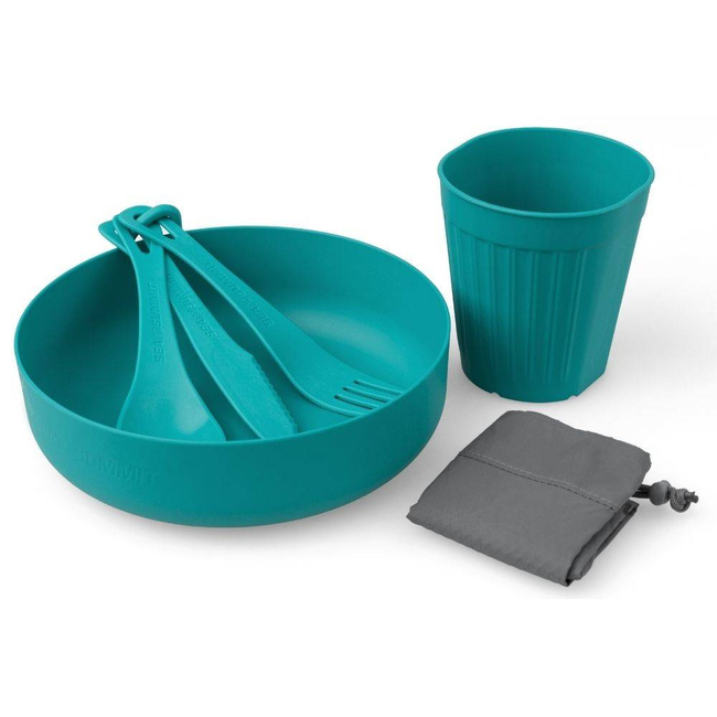 Zestaw naczyń turystycznych DeltaLight Solo Set Sea To Summit - pacific blue