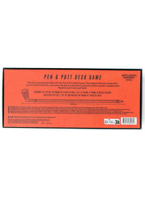 Zestaw 3 długopisów gra w golfa Gentlemen's Hardware Golf Club Pens