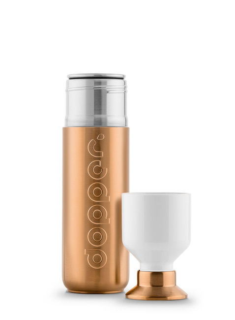 Stalowa butelka bidon Dopper Solid Steel 490 ml - bronze