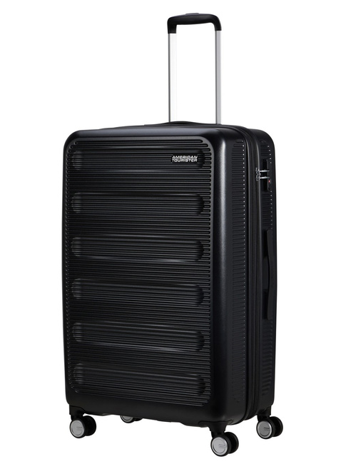 Walizka duża poszerzana American Tourister Astrobeam - storm black