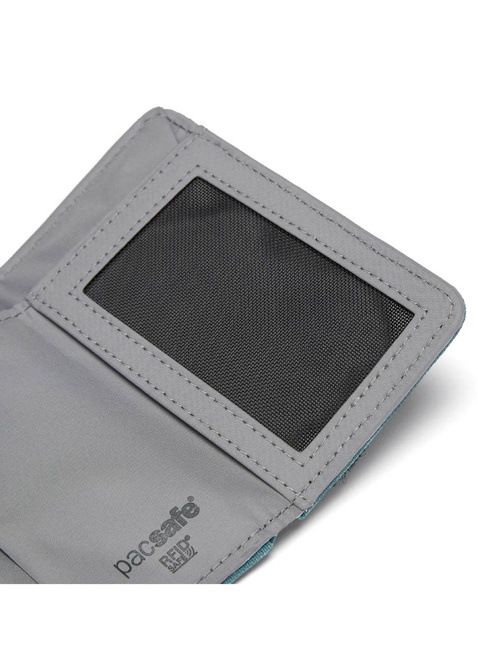 Portfel antykradzieżowy Pacsafe RFIDsafe Trifold Wallet - fresh mint