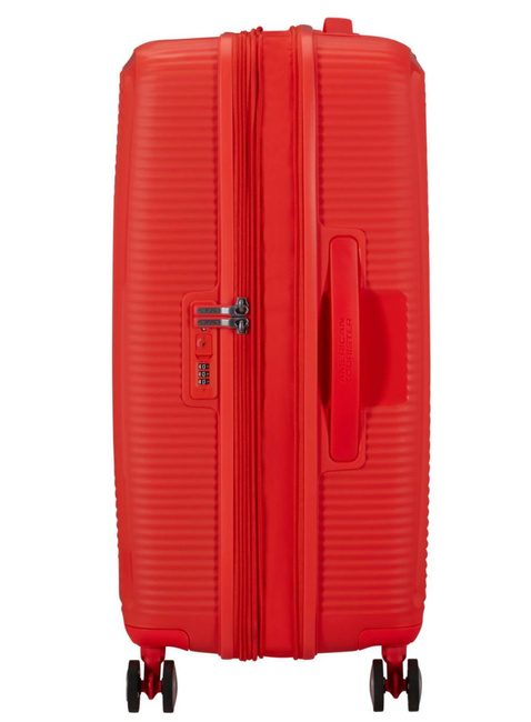 Walizka średnia American Tourister Soundbox EXP - neon orange